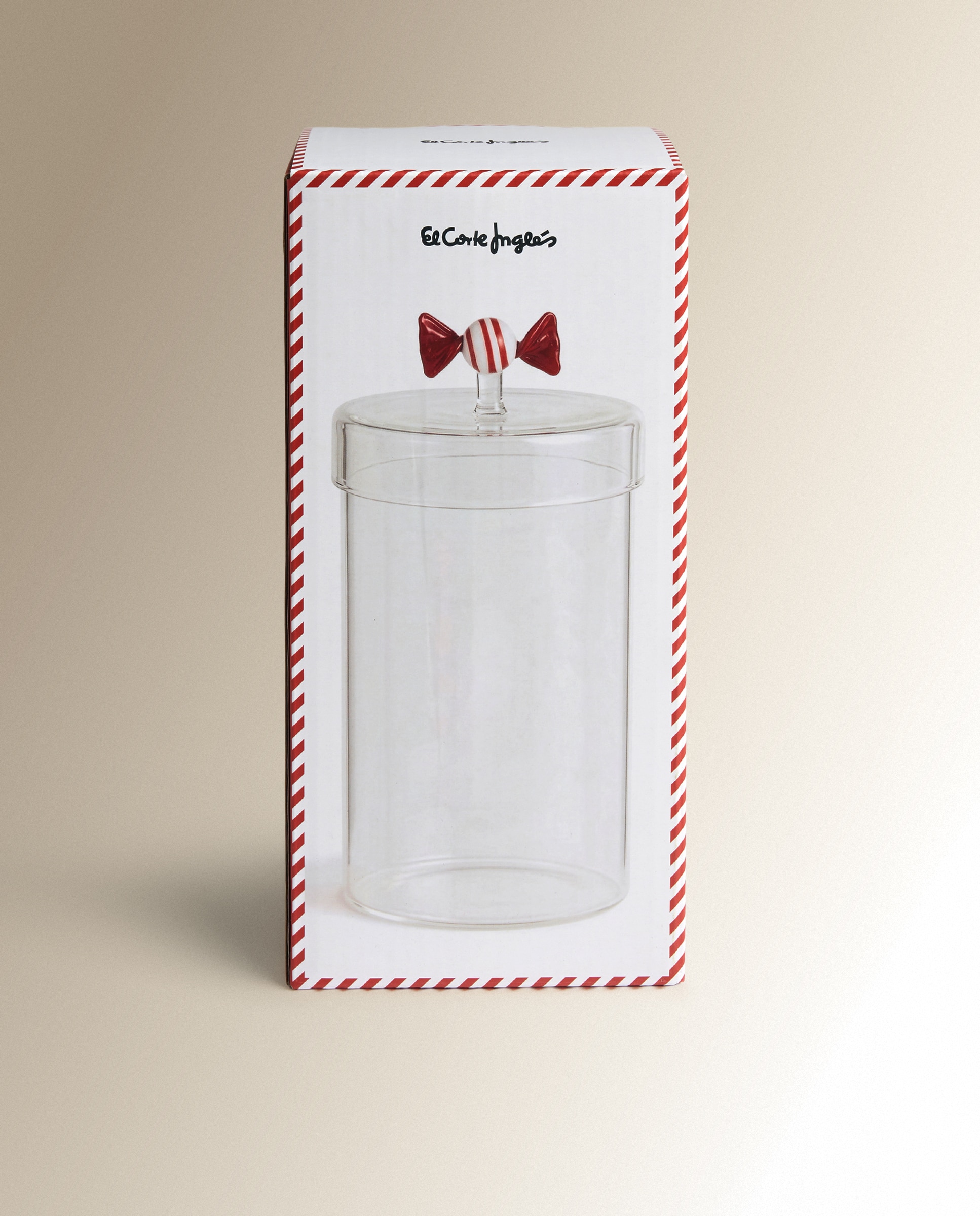 Bote de vidrio Caramelo Navidad - Transparente Transparente-3