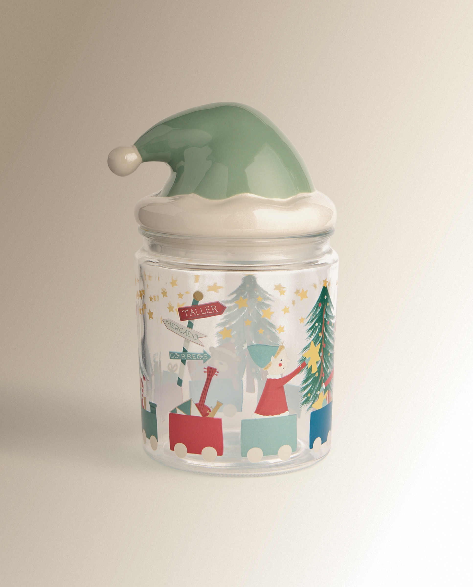 Imagen 0 de Bote de vidrio Elfo Mini Xmas Navidad Multicolor