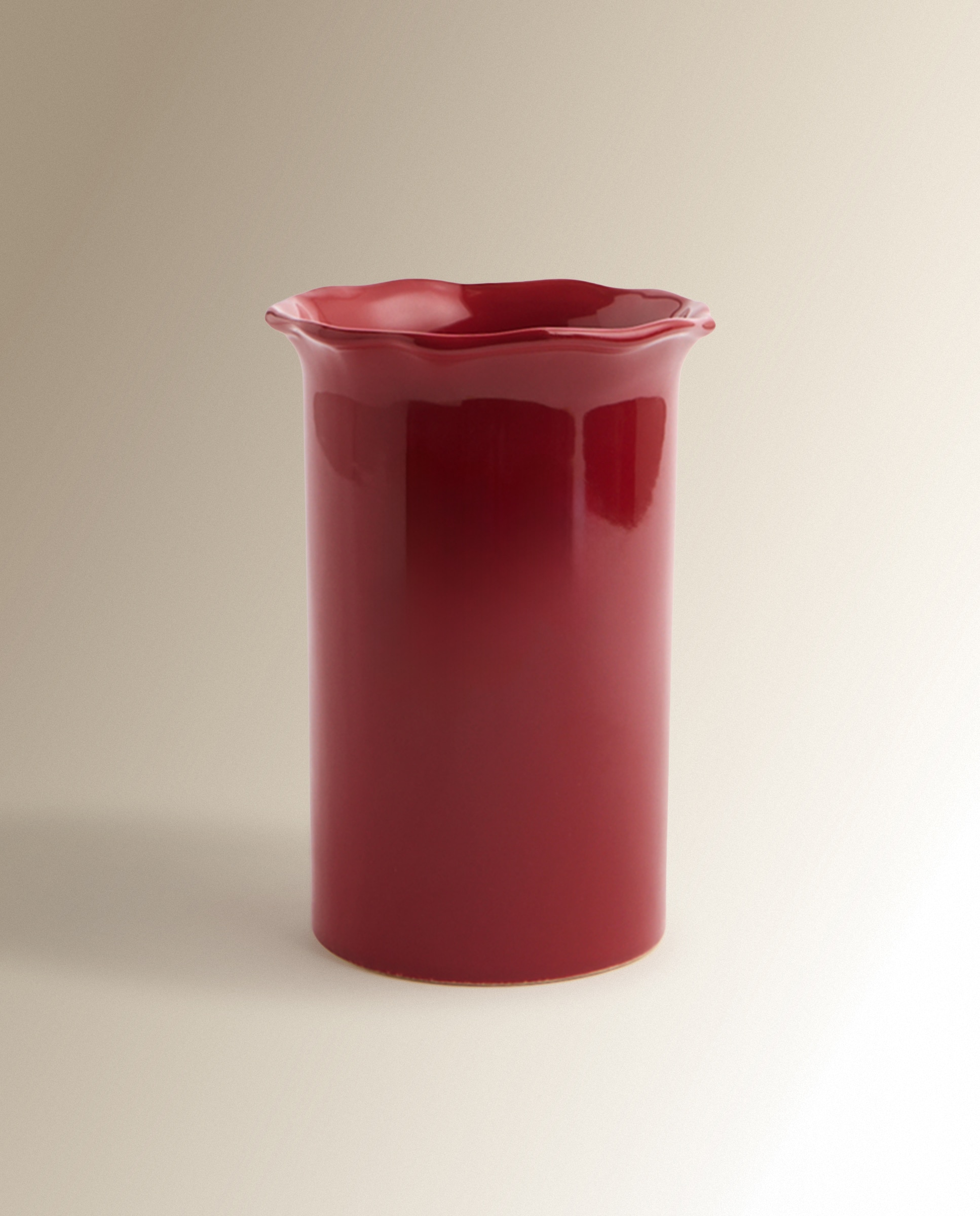 Imagen 0 de Porta utensilios de cerámica Navidad Rojo