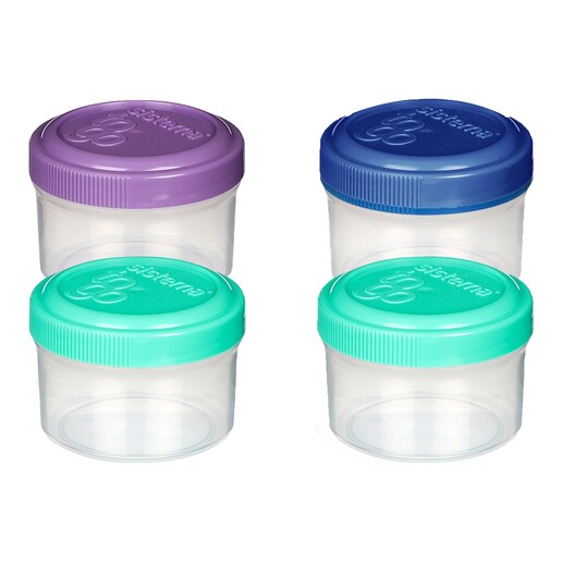 Set 4 botes herméticos para salsas To Go Sistema