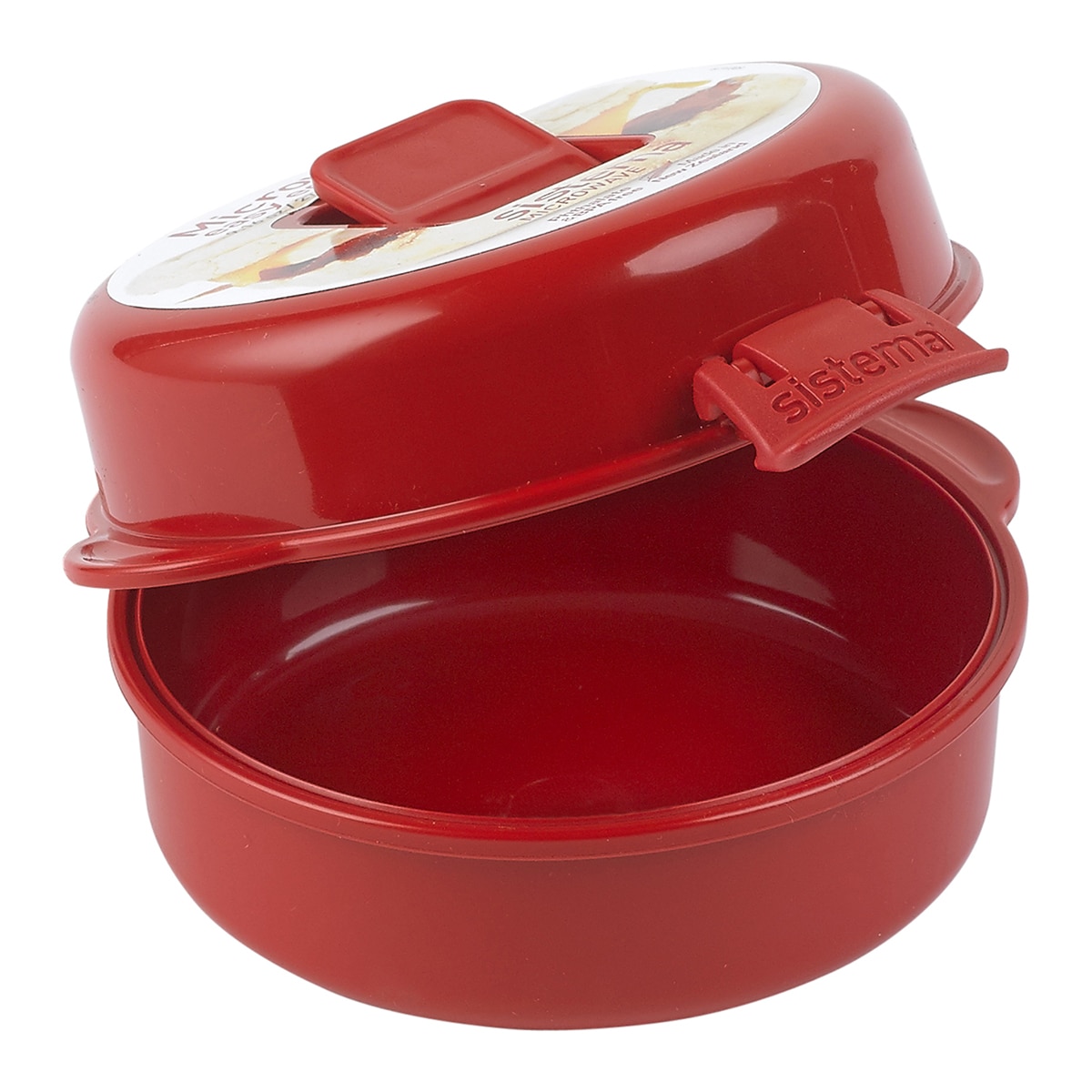 Recipiente para cozer ovos em microondas Microwave Sistema Vermelho-3