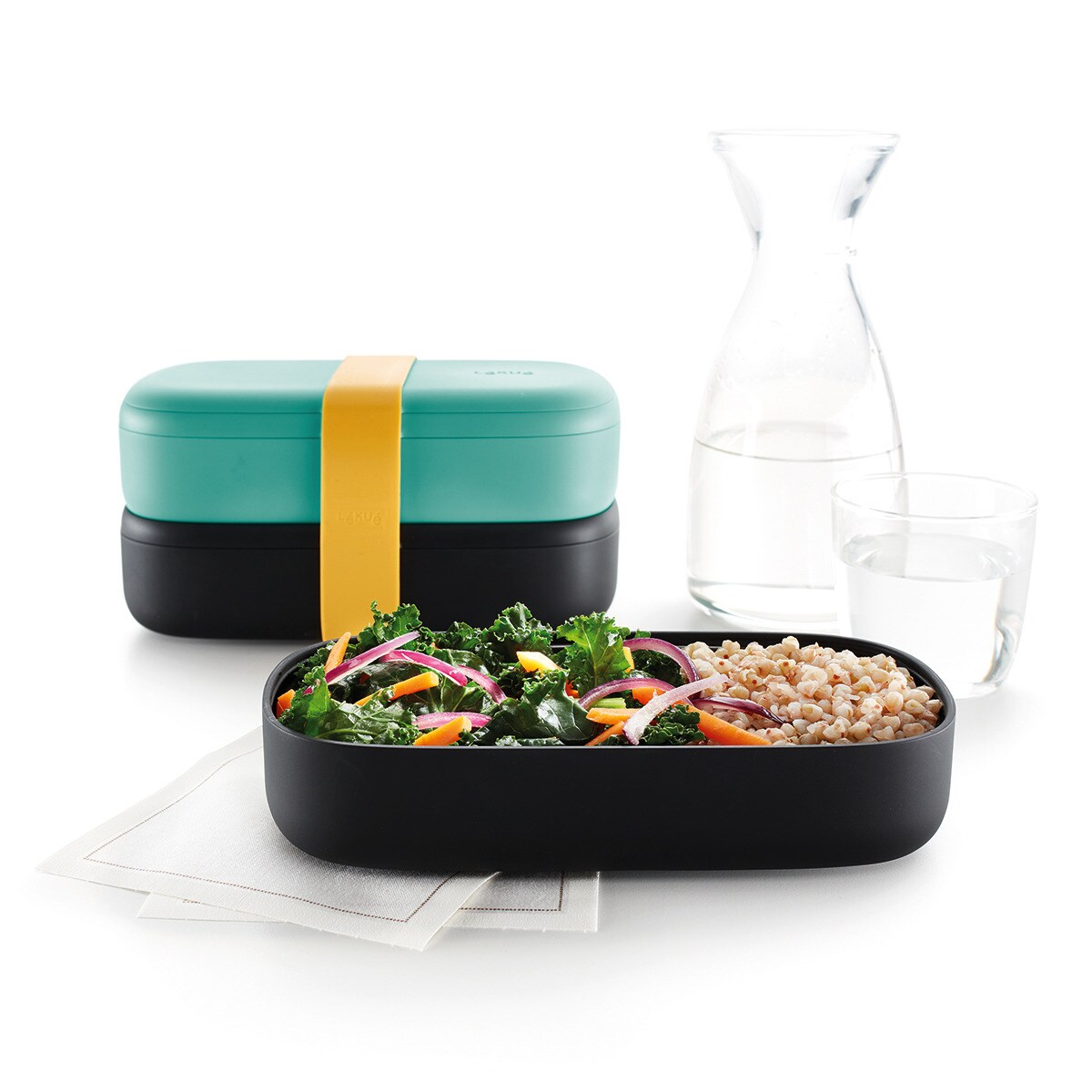 Recipiente para Comida LunchBox To Go Turquesa-5