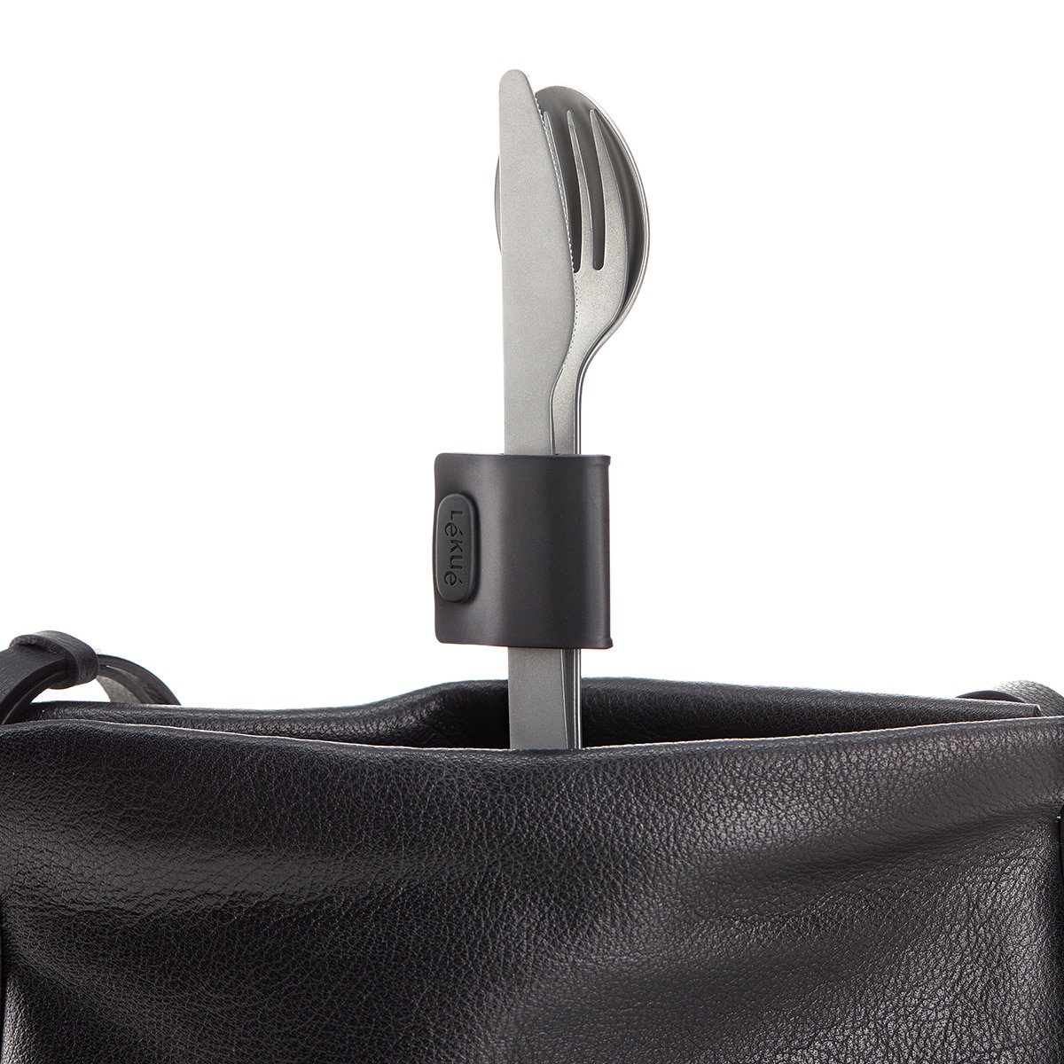 Conjunto de 3 talheres To Go Lékué Aço-4