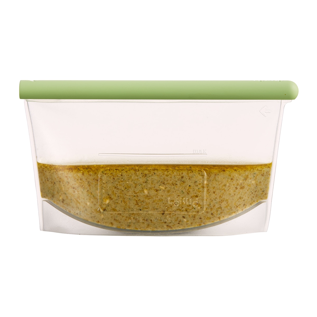 Bolsa reutilizável de silicone Reduce & Reuse Transparente-3
