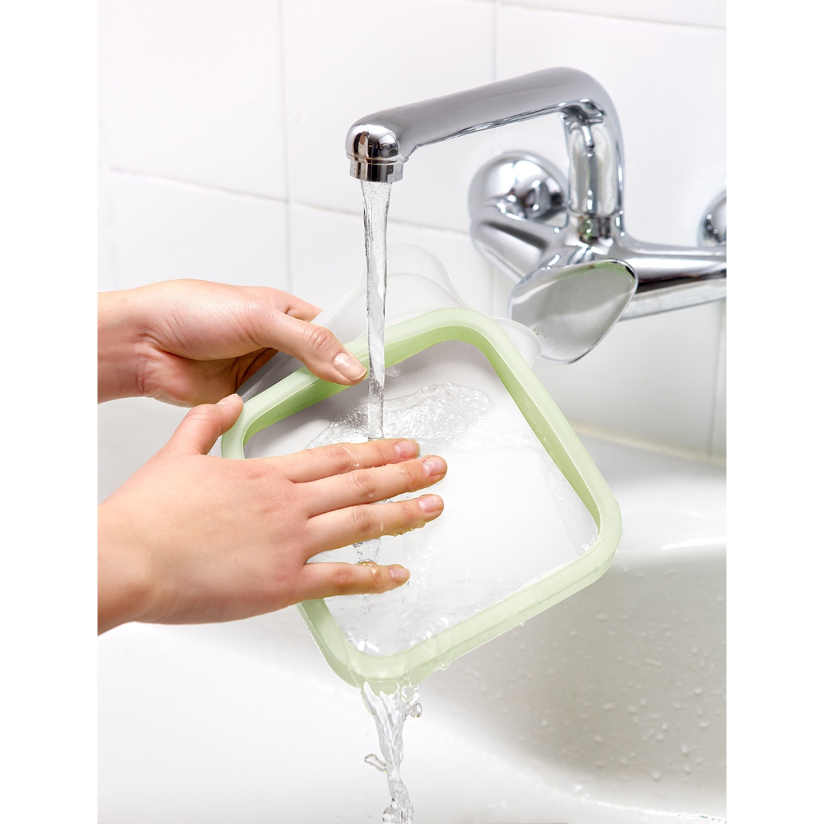 Capa reutilizável de silicone para sanduiche Reduce & Reuse Transparente-6