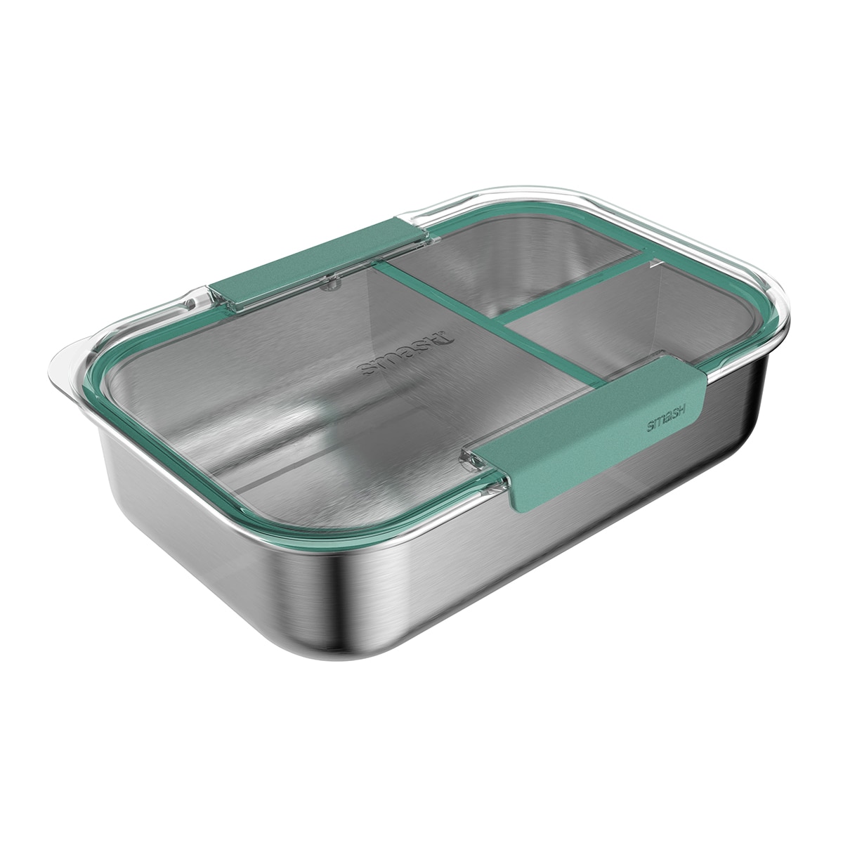 Recipiente Hermético de 3 Compartimentos de Aço Inoxidável Aço-1