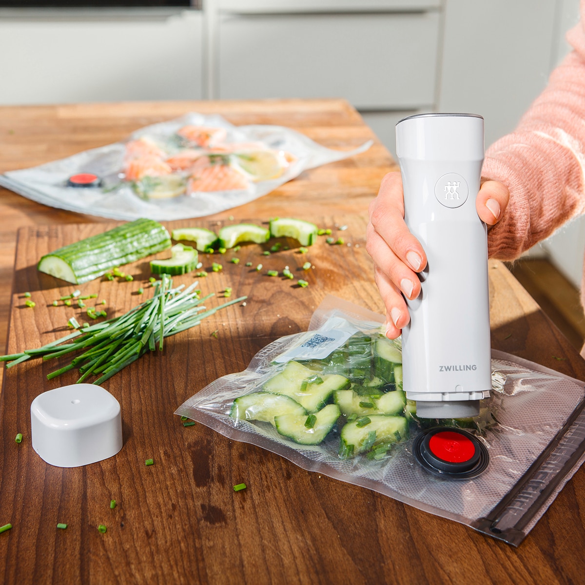 Bomba de Vácuo Fresh & Save Branco-6