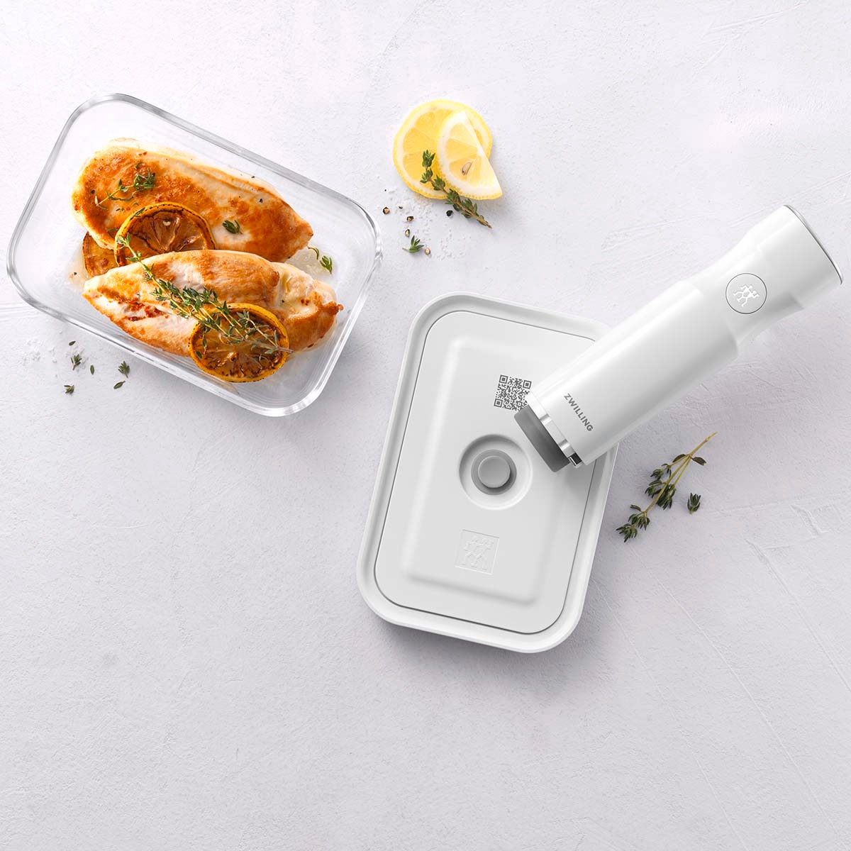 Bomba de Vácuo Fresh & Save Branco-10