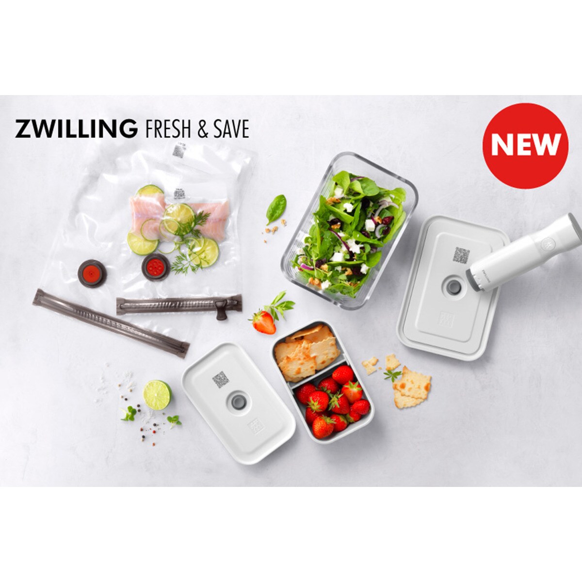 Recipiente a Vácuo Fresh & Save de Vidro Transparente-9