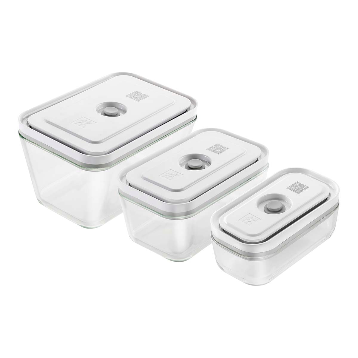 Imagem 0 de Conjunto de 3 Recipientes a Vácuo Fresh & Save de Vidro