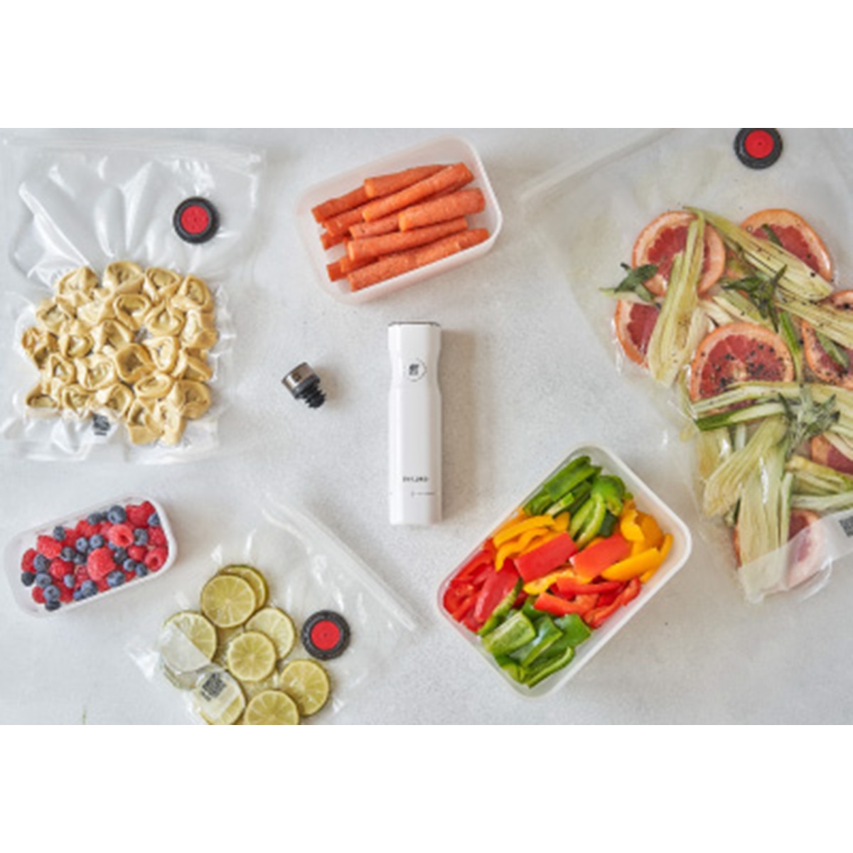 Conjunto de 3 Recipientes a Vácuo Fresh & Save de Vidro Transparente-9