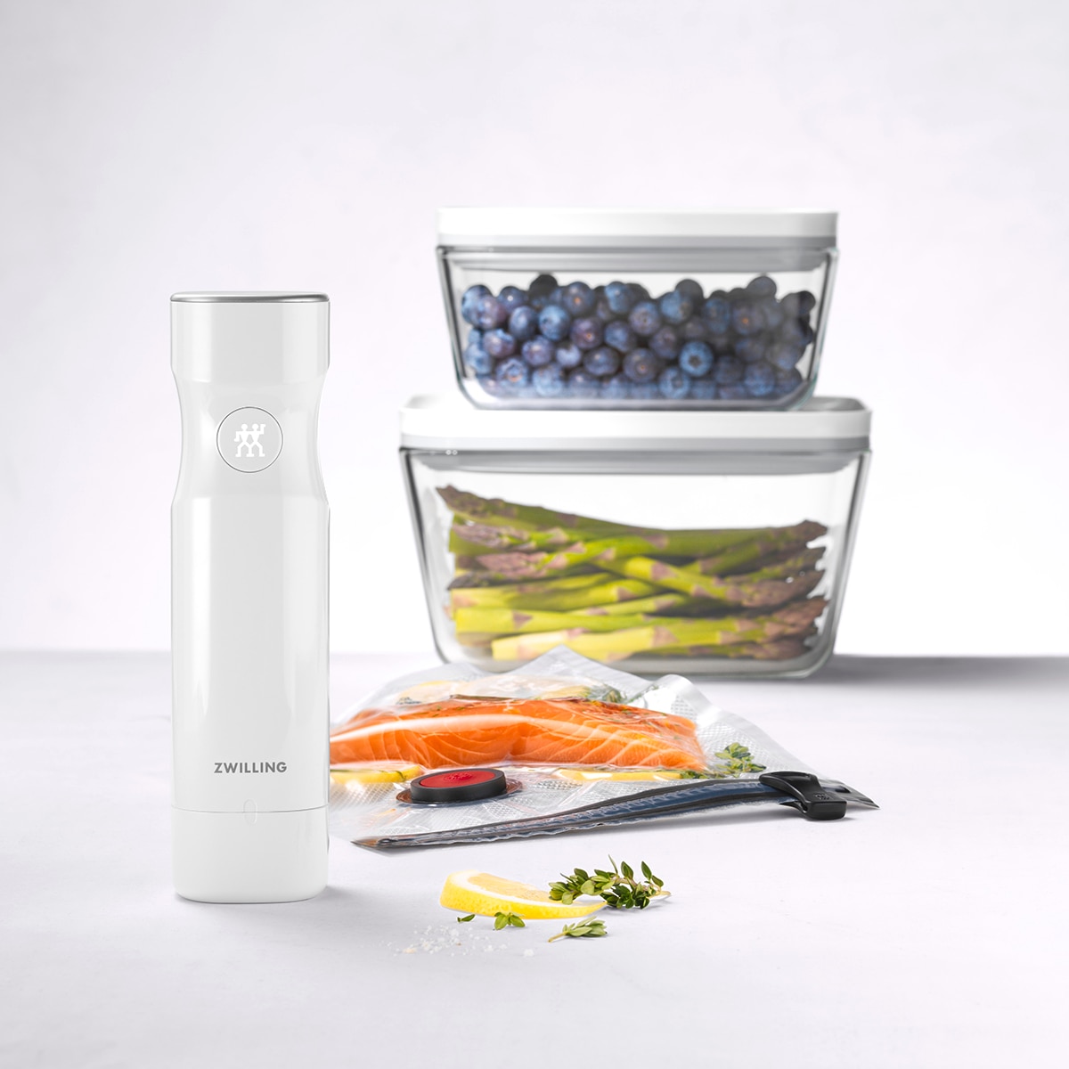 Conjunto de Vácuo de 7 Peças Fresh & Save Transparente-6