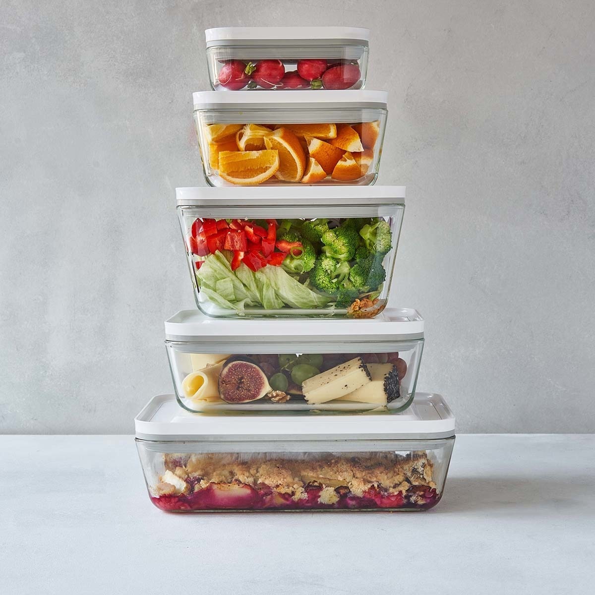 Conjunto de Vácuo de 7 Peças Fresh & Save Transparente-12