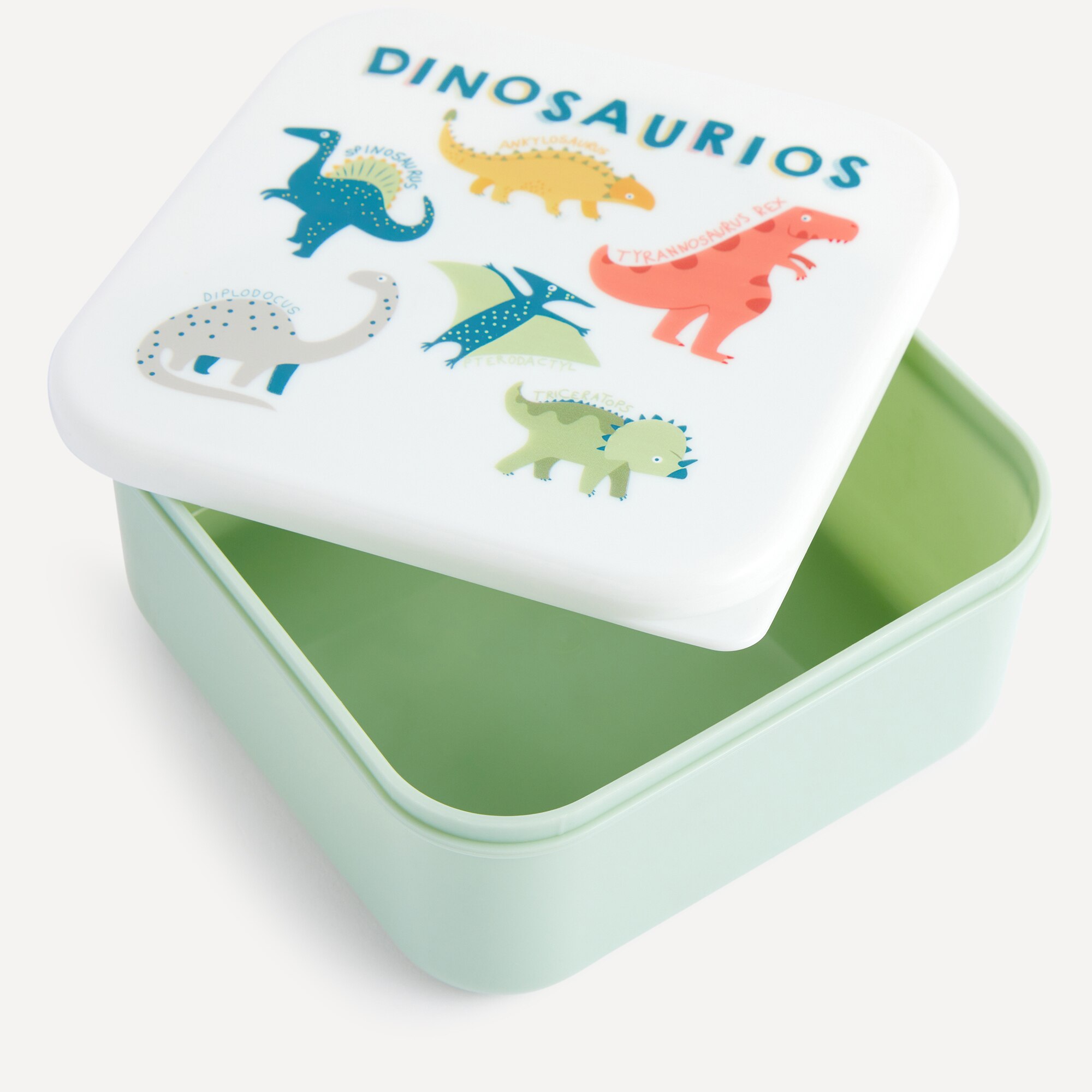 Porta-alimentos Dinossauros Verde-3