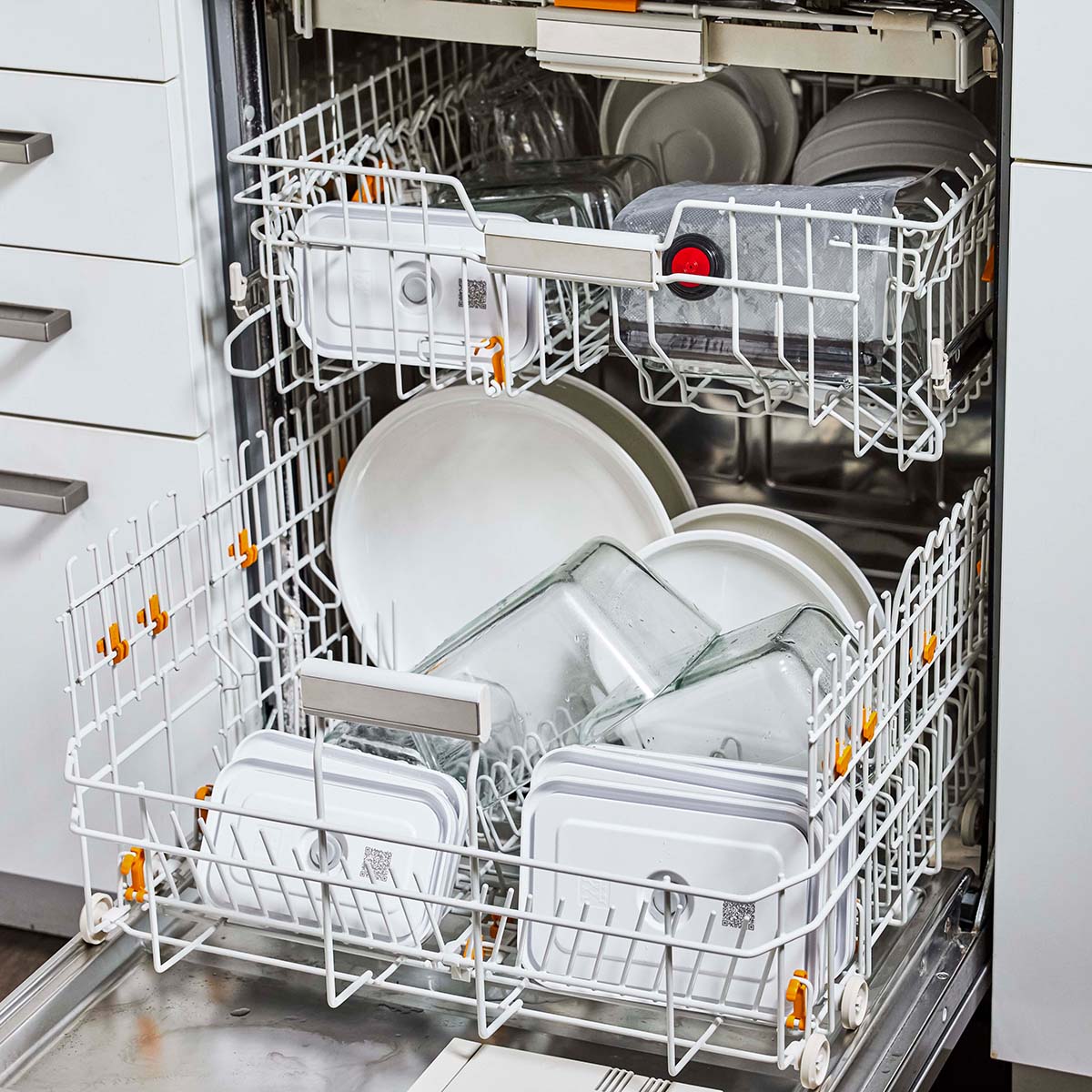 Recipiente a Vácuo Fresh & Save de Plástico Branco-3