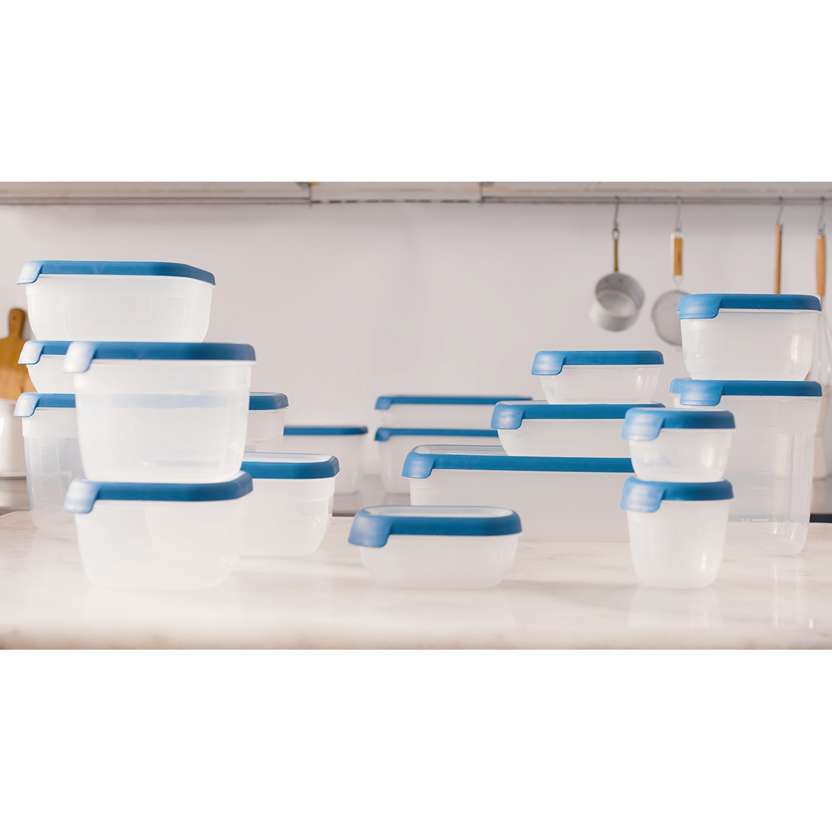 Recipiente hermético redondo Grand Chef Eco Line Curver Transparente-2