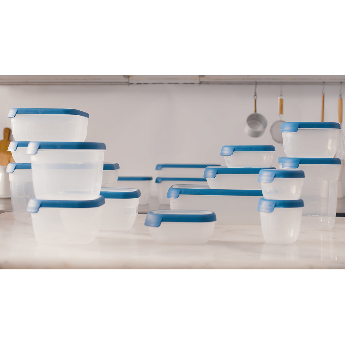 Recipiente hermético cuadrado Grand Chef Eco Line Curver Transparente-2