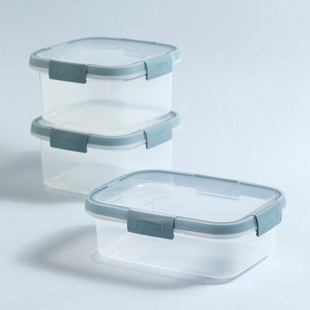 Recipiente hermético rectangular Smart Eco Line Fresh Curver Transparente-2