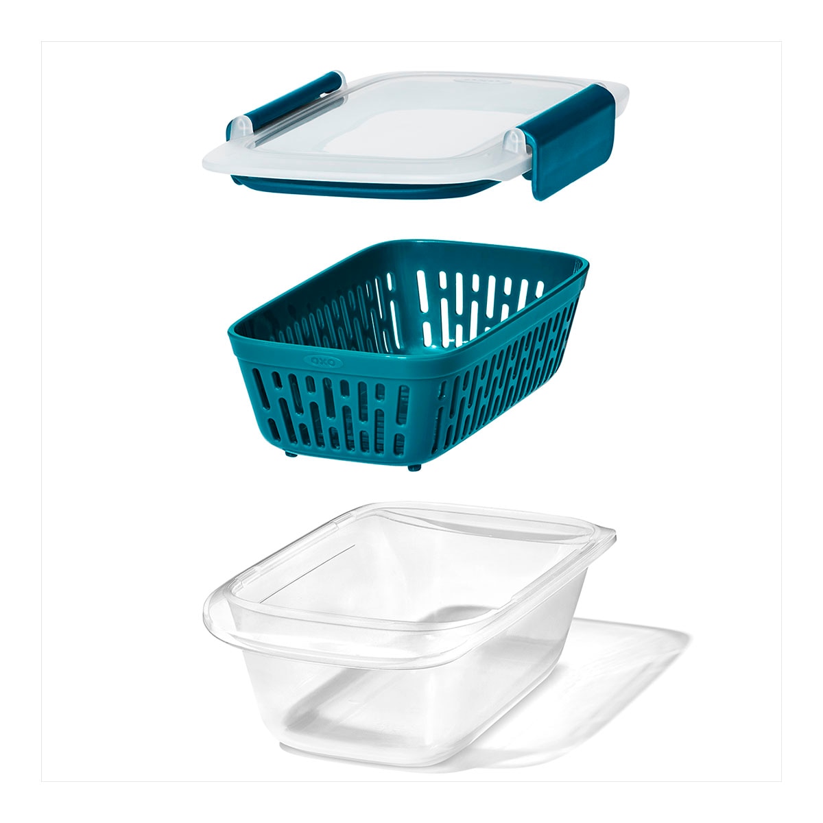 Recipiente Hermético com Escorredor Pre&Go Transparente-3