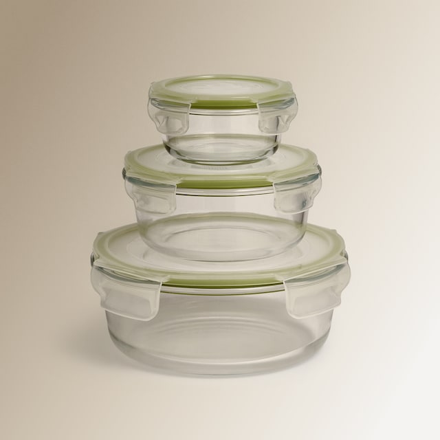 Imagen 0 de Set 3 herméticos redondos vidrio borosilicato Nuestro Mejor Precio - El Corte Inglés