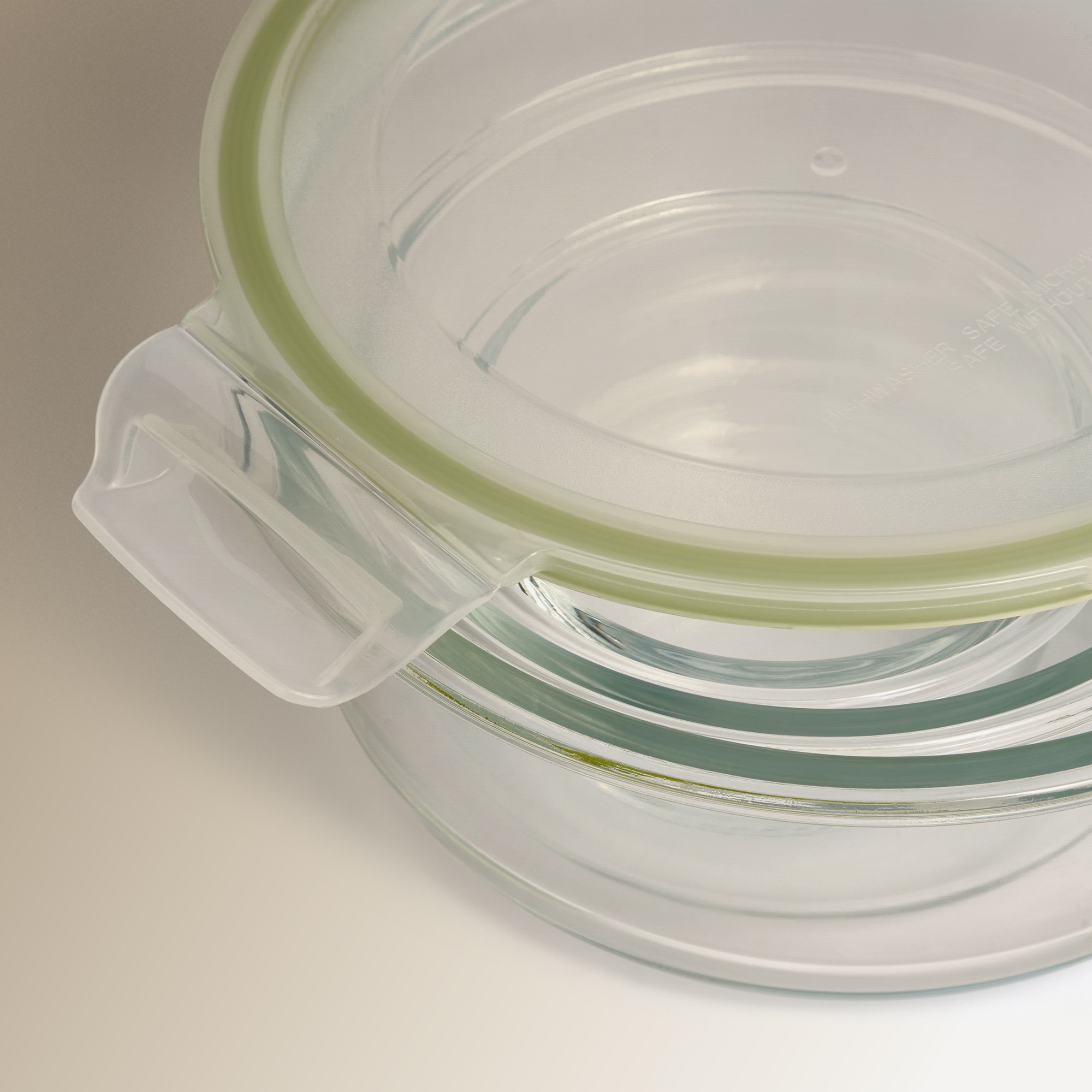 Set 3 herméticos redondos vidrio borosilicato Nuestro Mejor Precio - El Corte Inglés Transparente-3