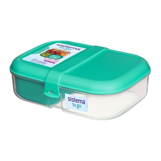 Hermético rectangular con compartimento extraíble To Go Sistema