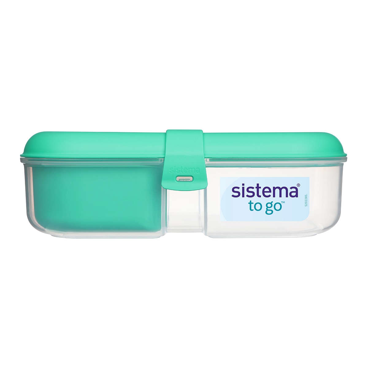 Recipiente Hermético Retangular com Compartimento Extraível To Go Verde-2