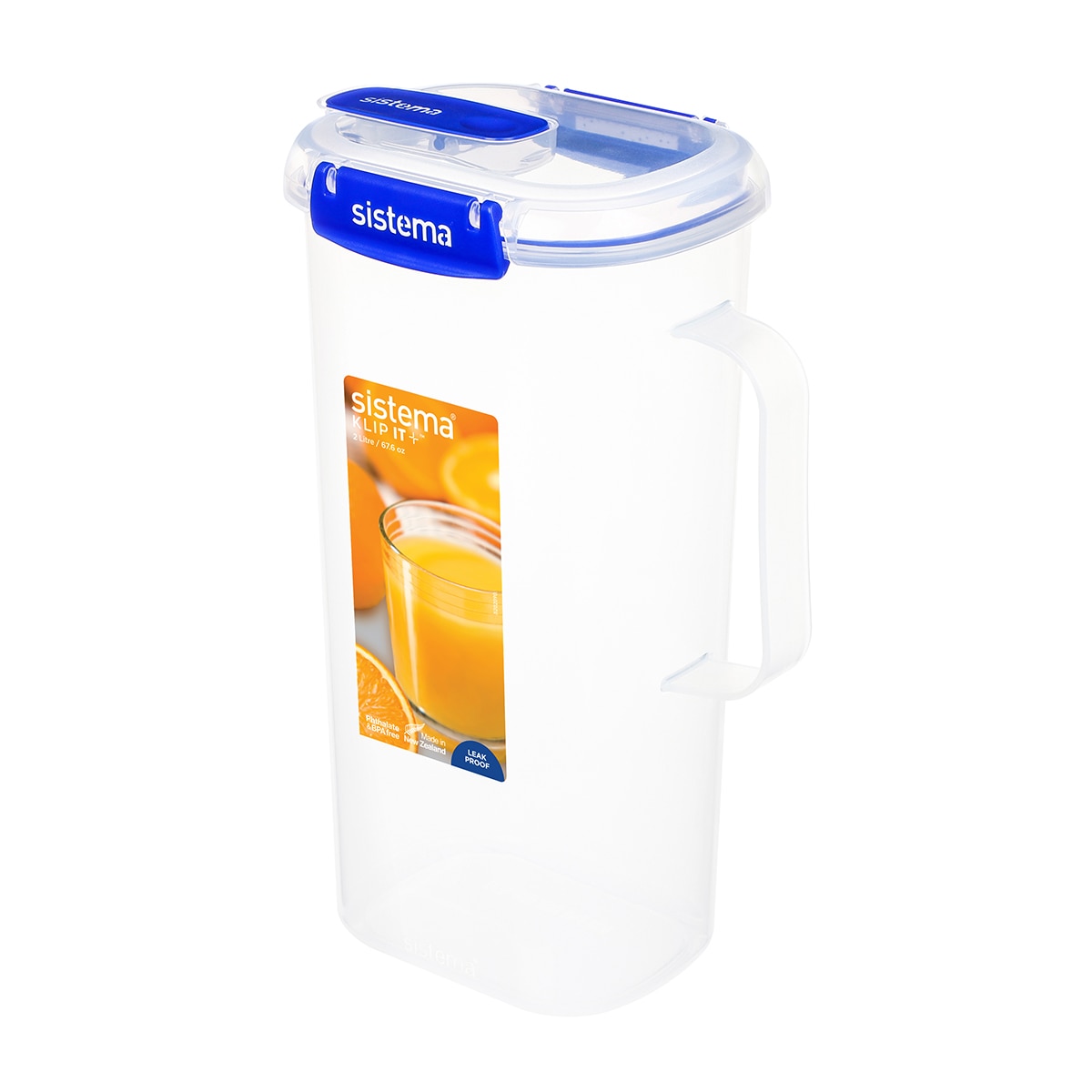 Jarro Hermético de Sumos KLIP IT + Transparente-1