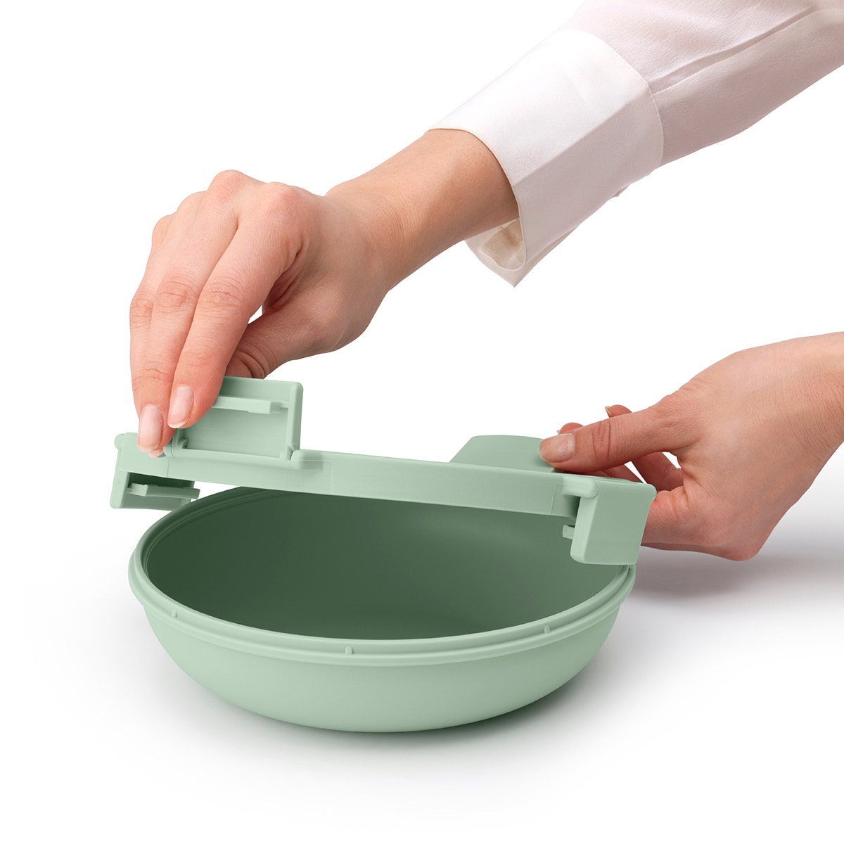 Hermético Redondo Make & Take - 1 L Verde-menta-4