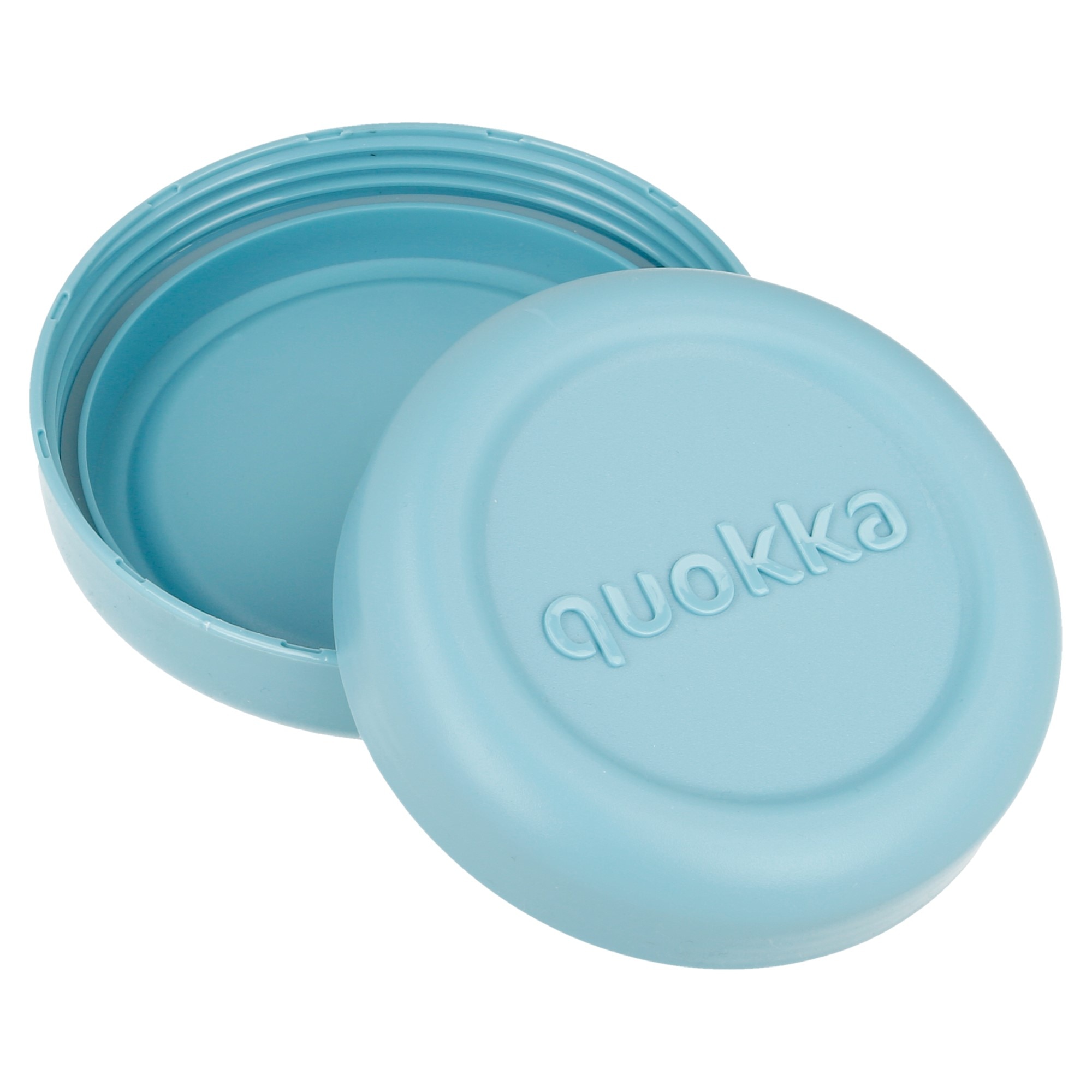 Recipiente de Silicone Folhas Azul-2