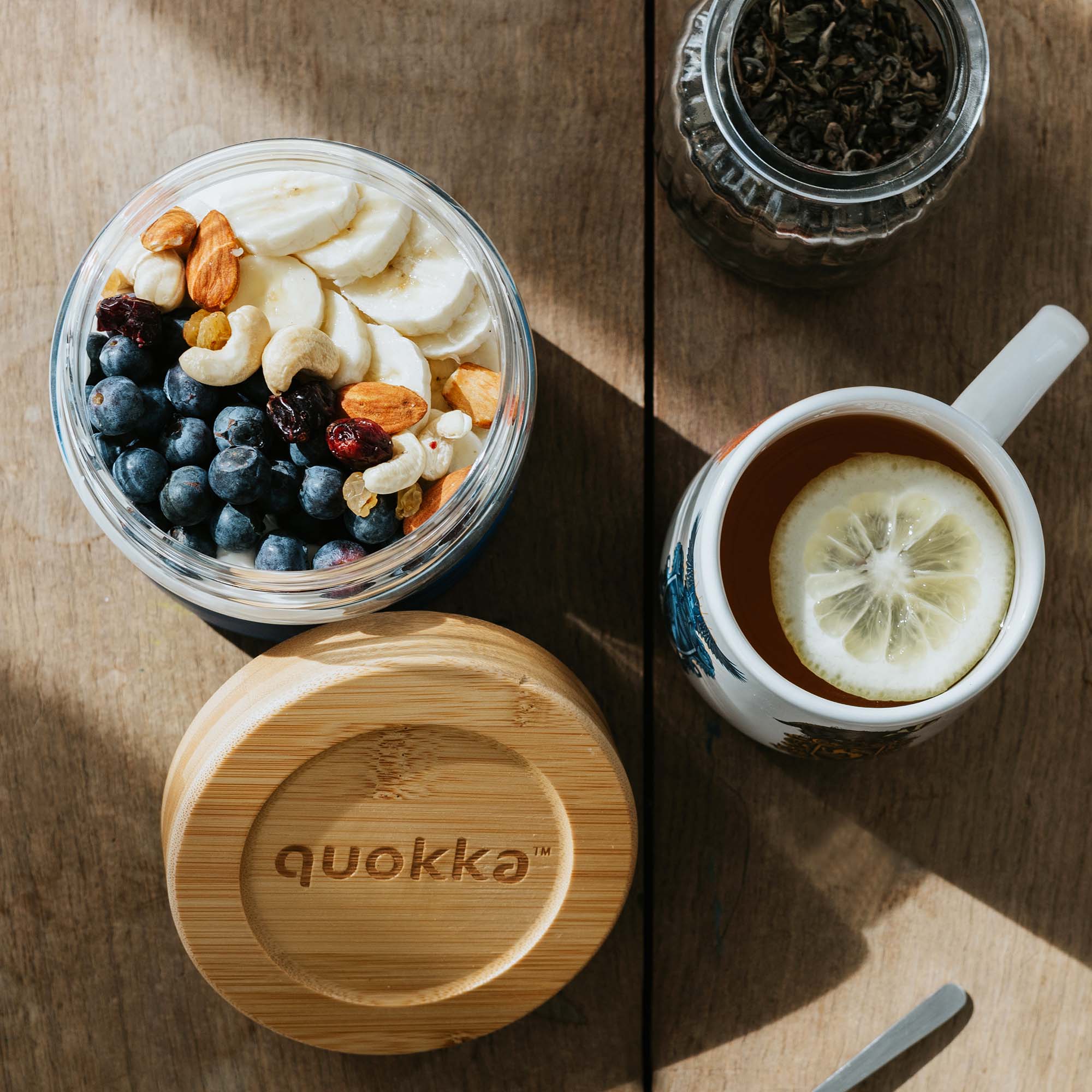 Recipiente de Vidro Deli Blue - 500 ml Azul-5