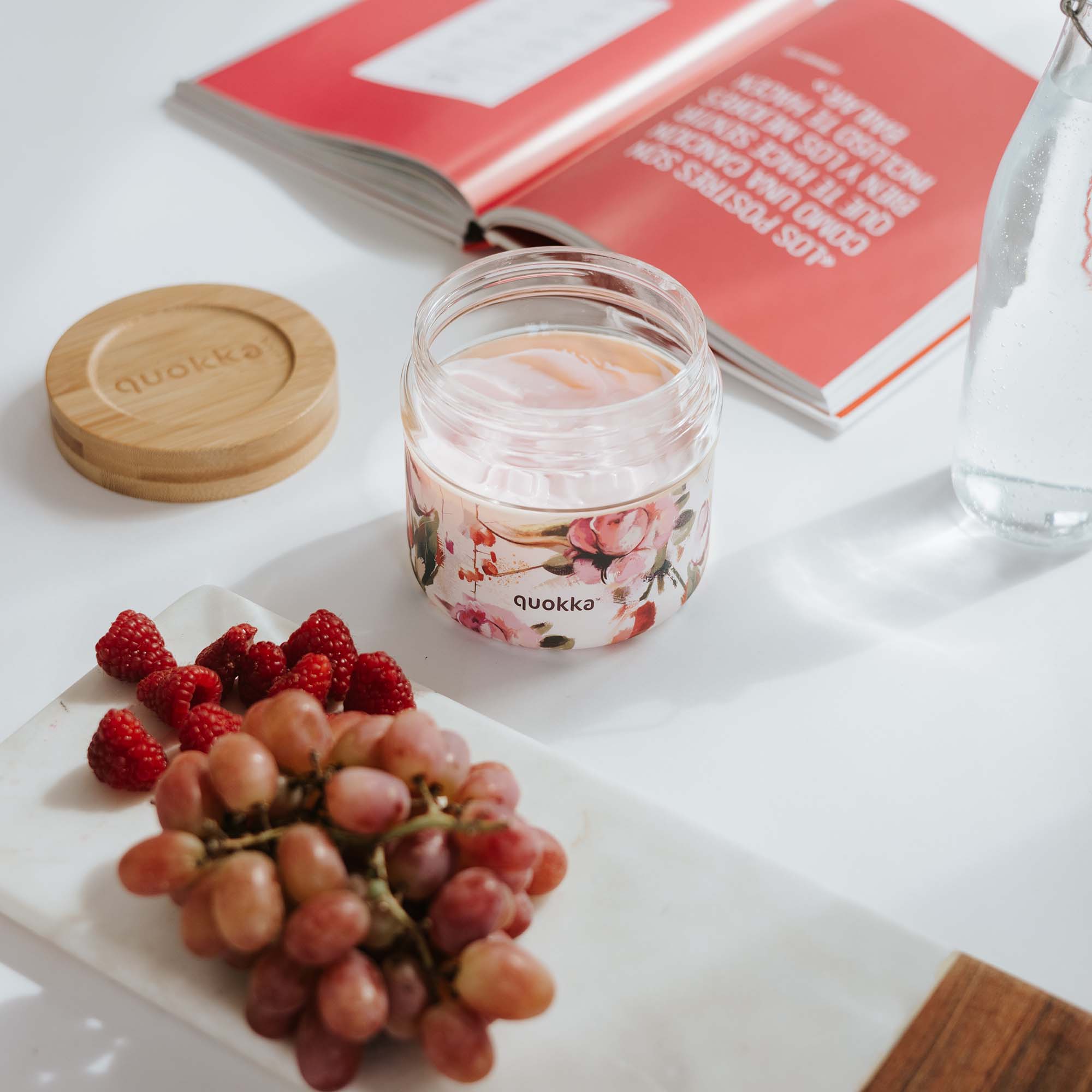 Recipiente de Vidro Deli Dark - 500 ml Rosa-3