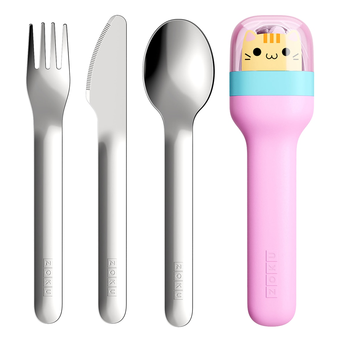 Imagem 0 de Conjunto de Talheres Infantis Kitty