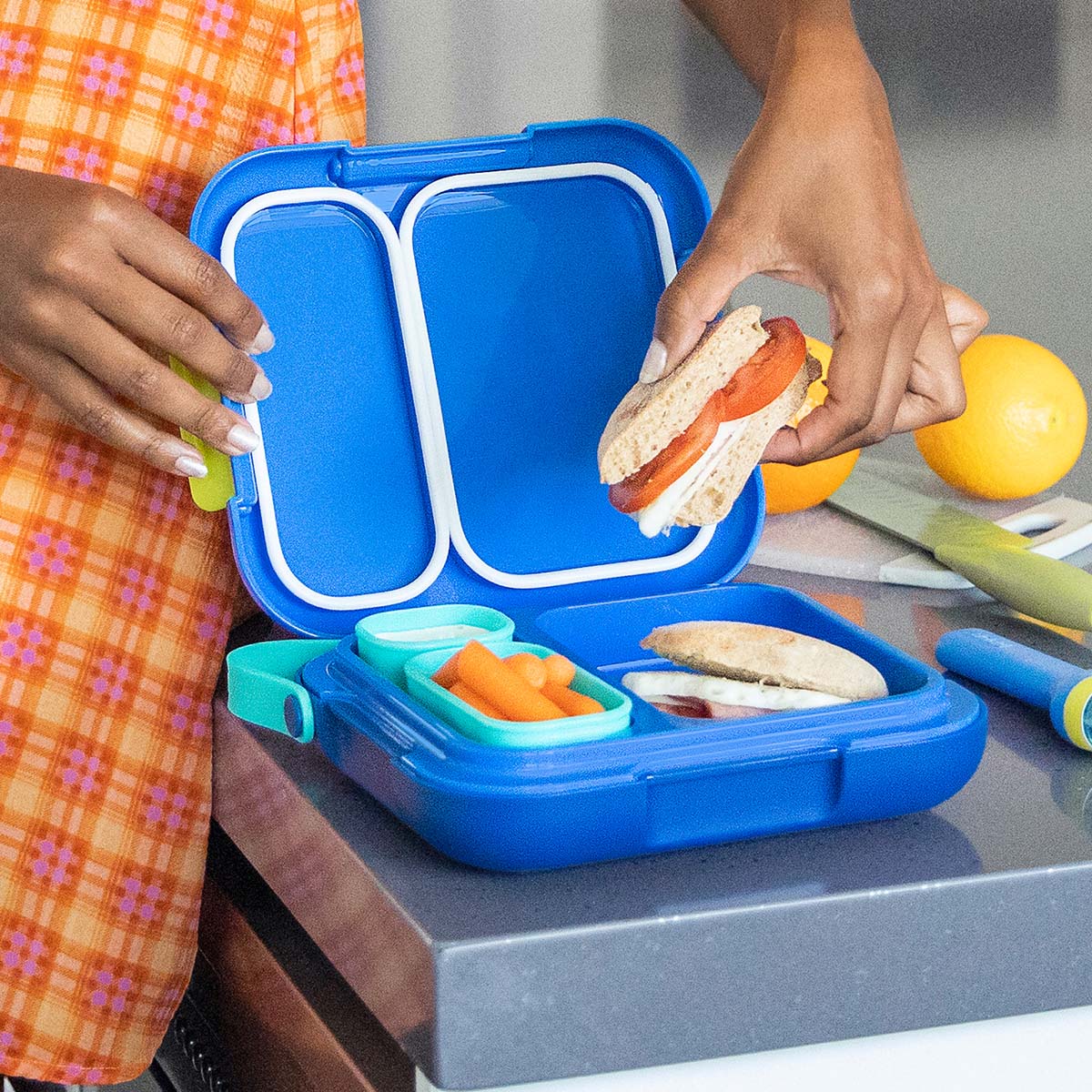 Lancheira com Refrigerante Azul-3