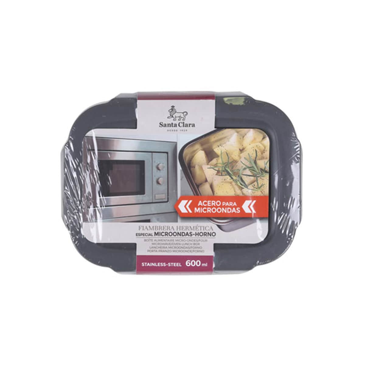 Hermético de acero inoxidable Santa Clara Gris-2