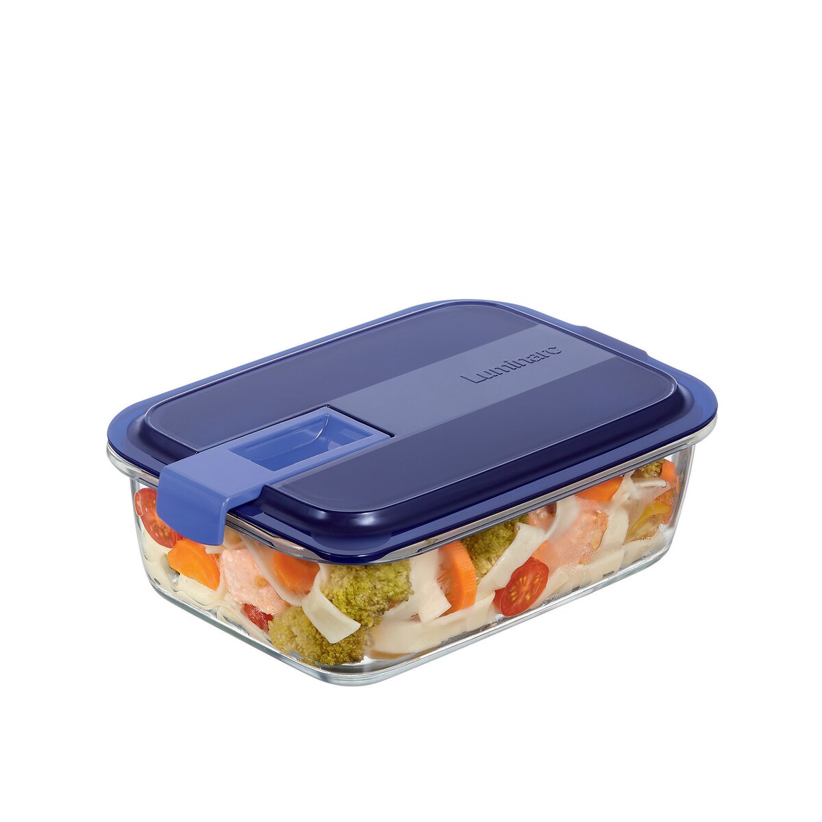 Hermético rectangular Easy Box Luminarc Azul-2