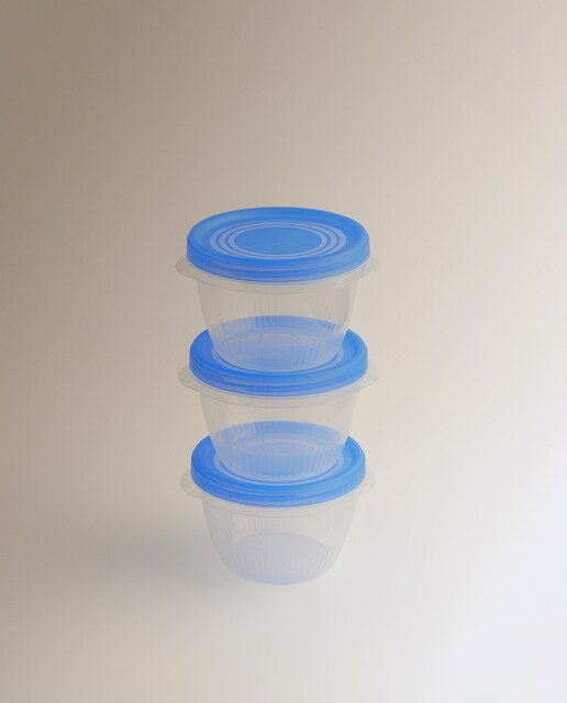 Imagem 0 de Conjunto de 3 Recipientes de Rosca