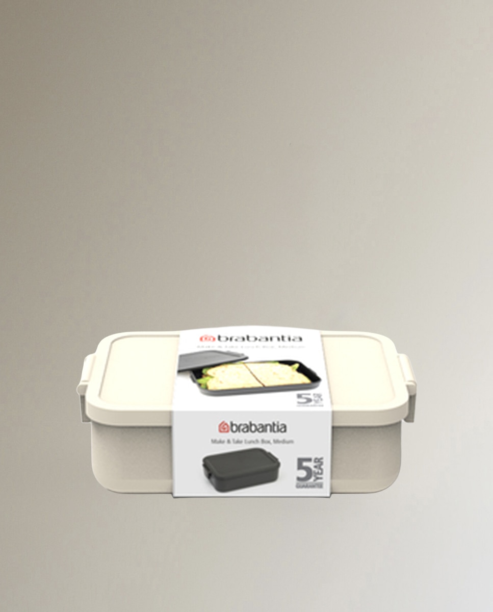 Caixa para Almoço Make & Take M Bege-6