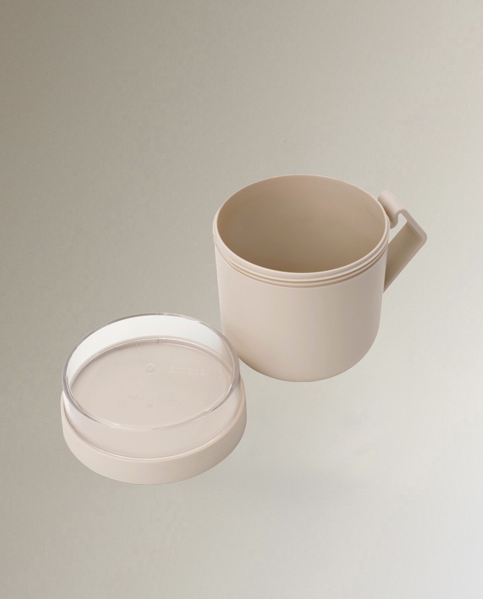 Caneca Hermética para Sopa 0,6 L Make & Take Bege-6