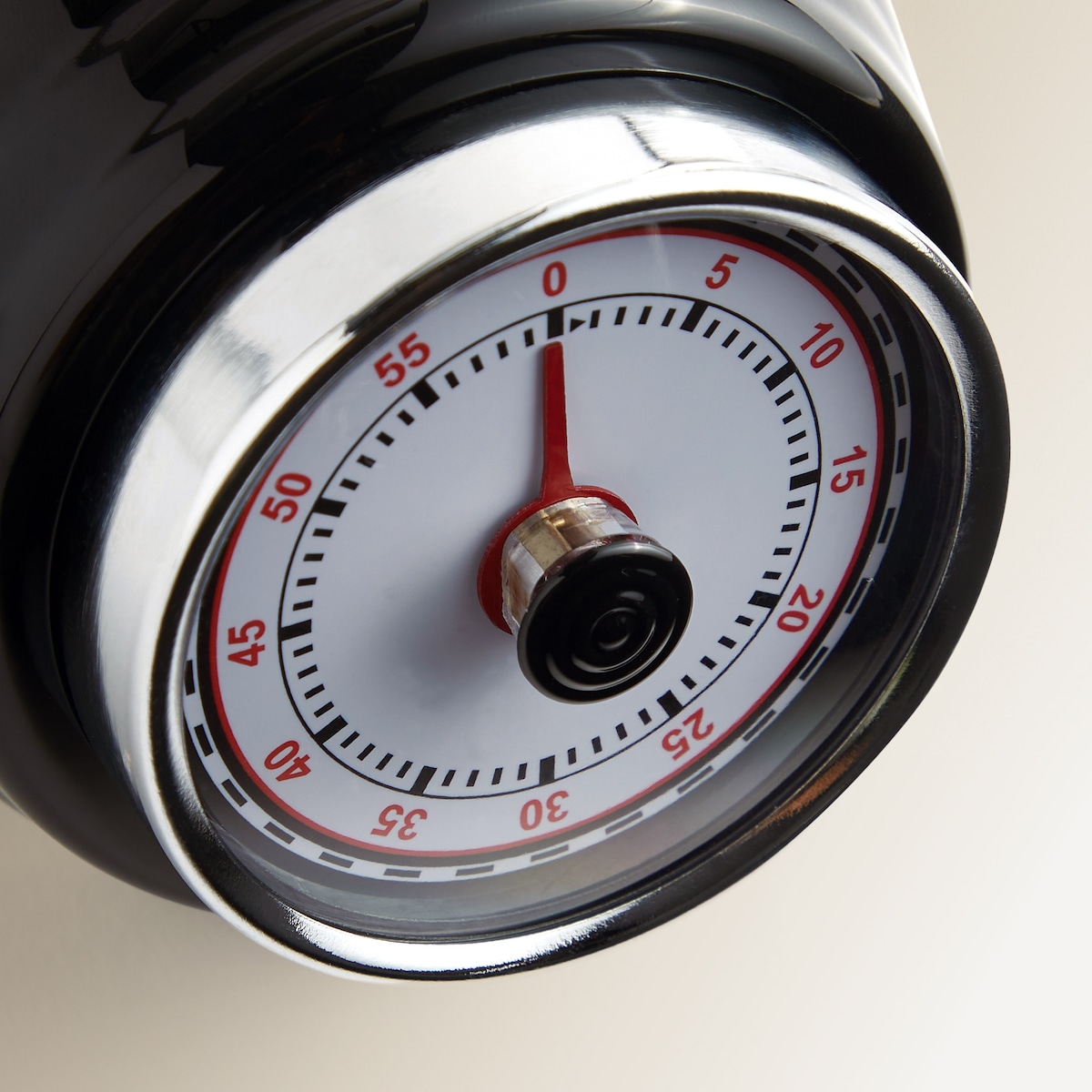 Temporizador de cozinha Vintage Preto-3