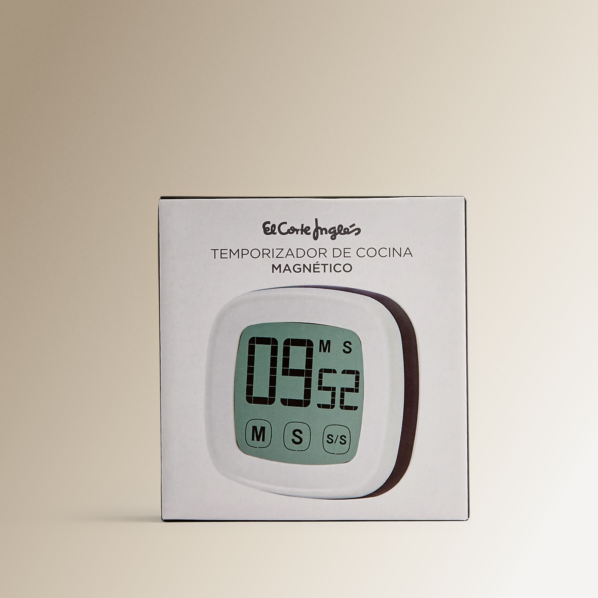 Temporizador de cocina magnético El Corte Inglés Negro-5