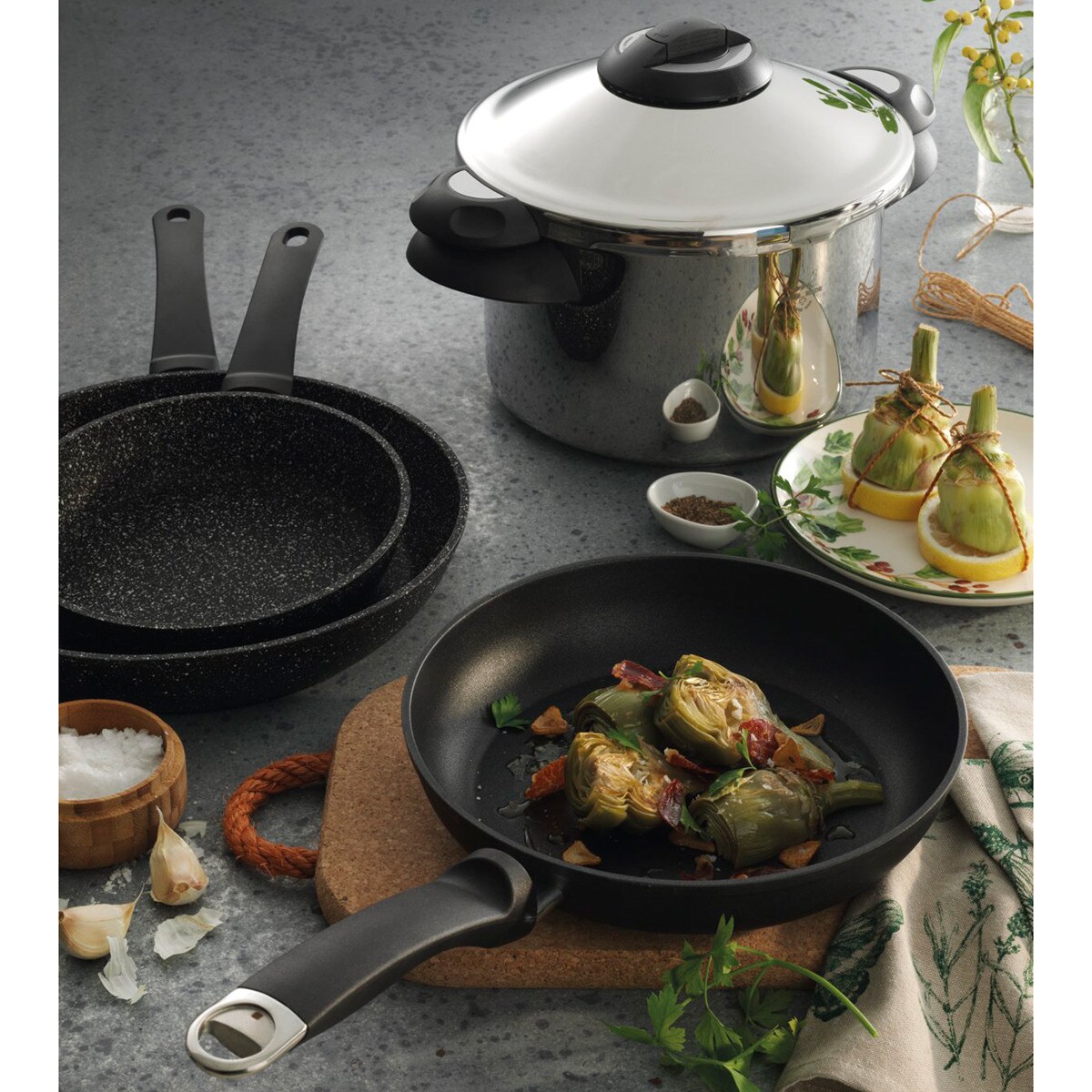 Frigideira Titânio Star Preto-4