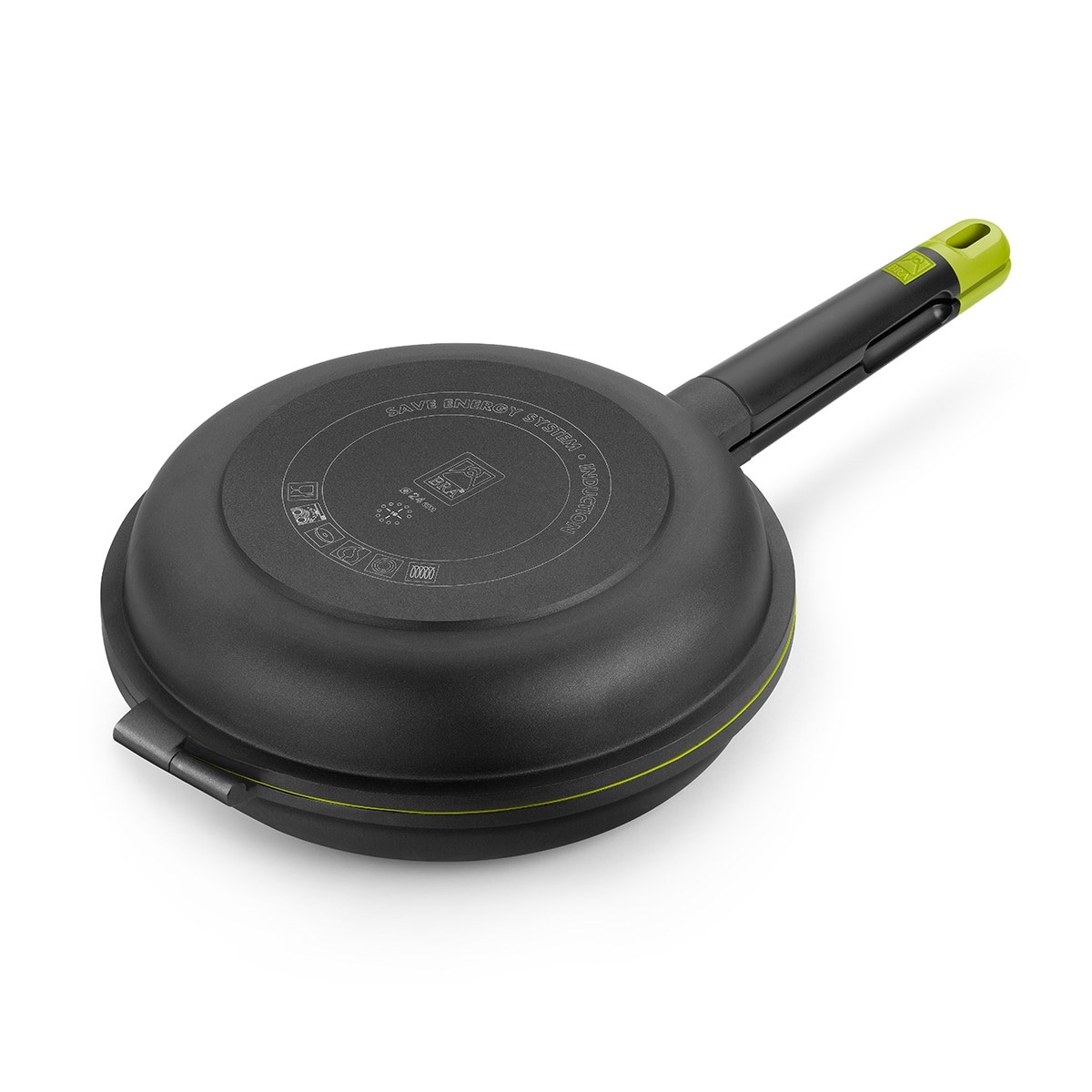 Imagem 0 de Frigideira para omeletes de alumínio fundido duplo