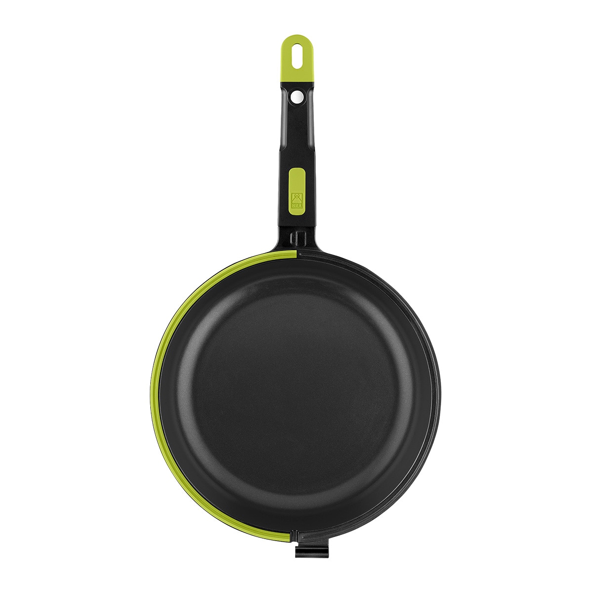 Frigideira para omeletes de alumínio fundido duplo Preto-3