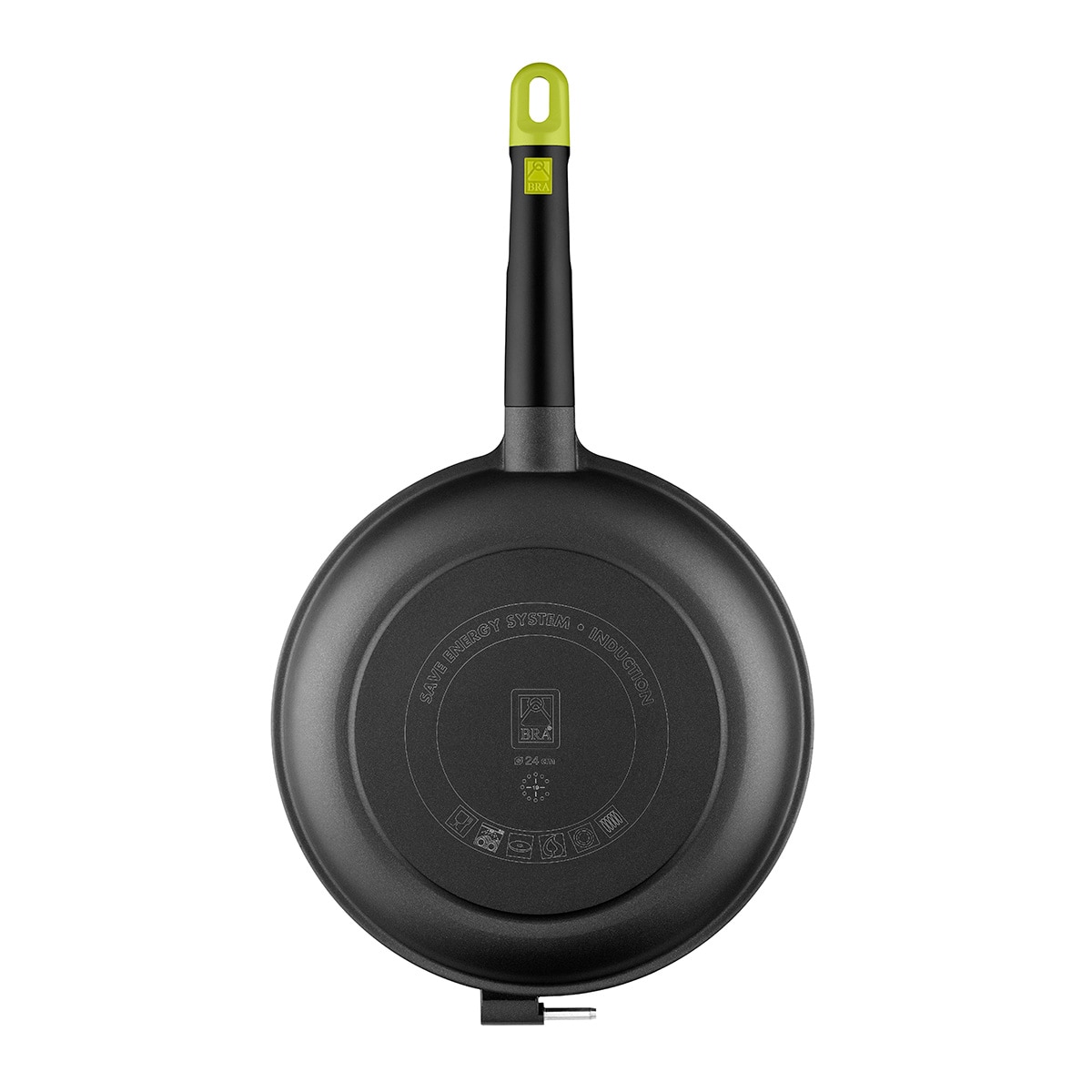 Frigideira para omeletes de alumínio fundido duplo Preto-4