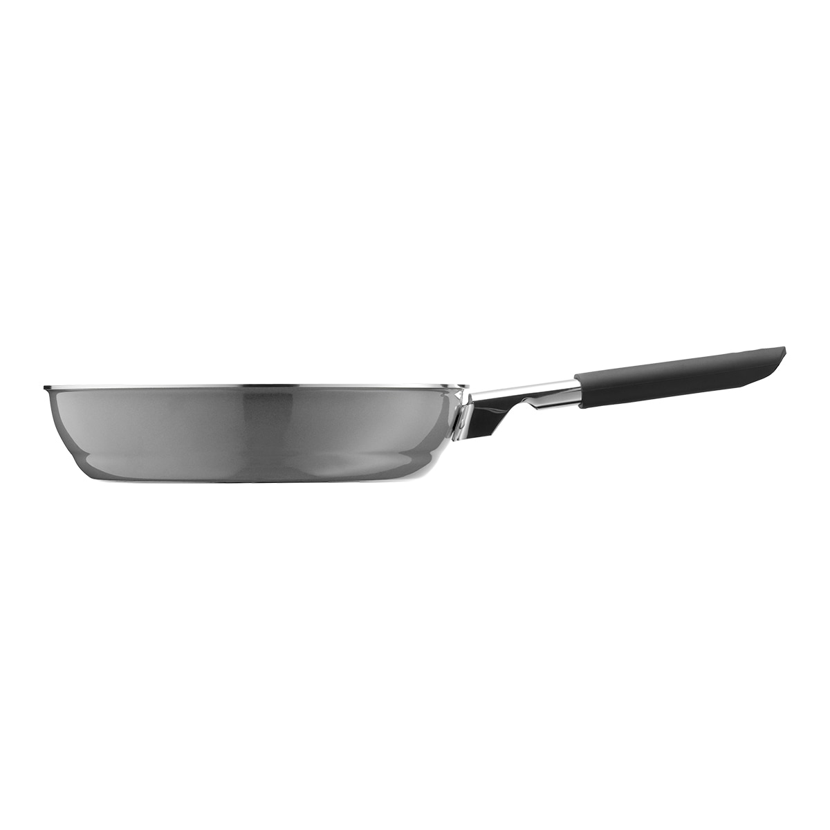 Frigideira Fusiontec Mineral - Platinium Aço-2