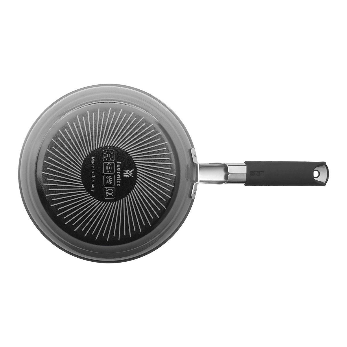 Frigideira Fusiontec Mineral - Platinium Aço-4