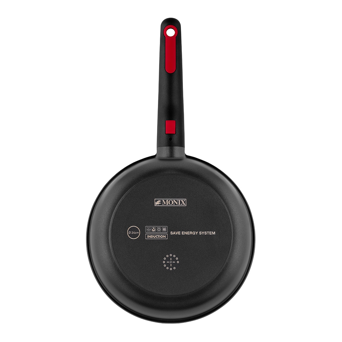 Sartén aluminio fundido con mango desmontable In&Out Monix Negro-3