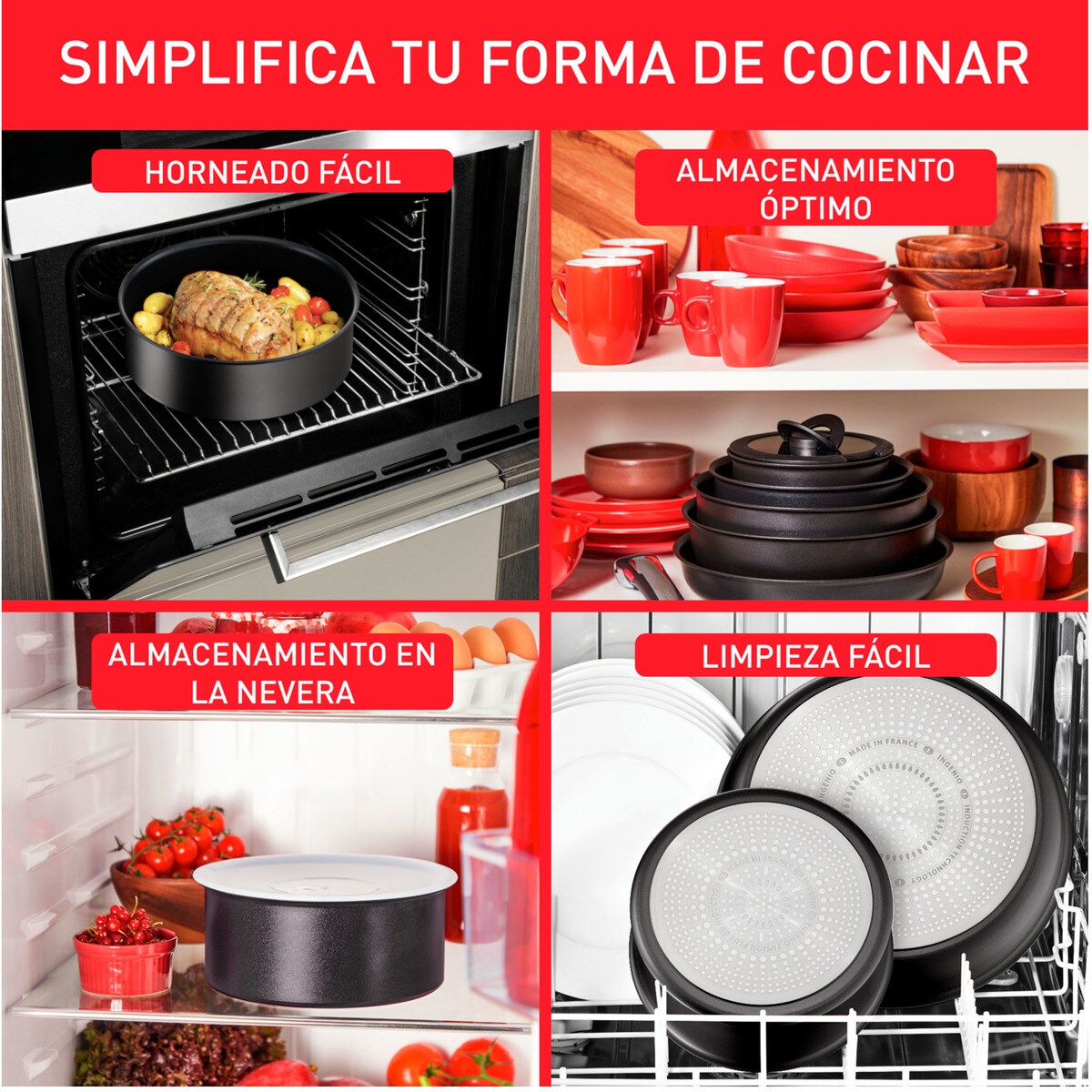 Frigideira de Alumínio Antiaderente Ingenio Ultimate Preto-7