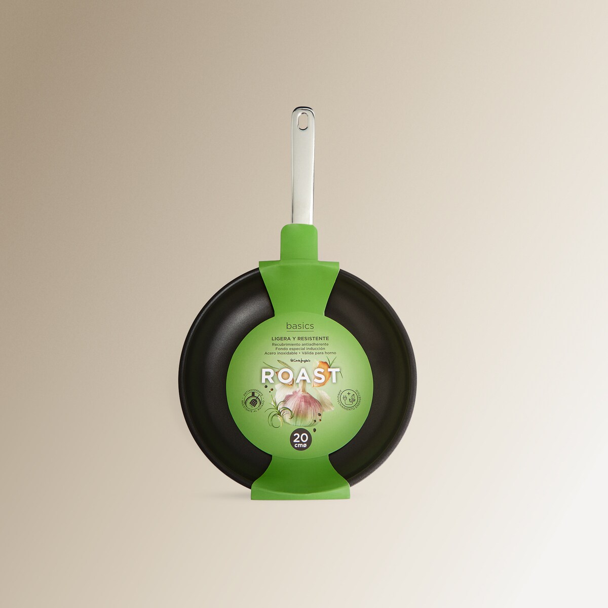 Sartén Roast Basics El Corte Inglés Acero-5